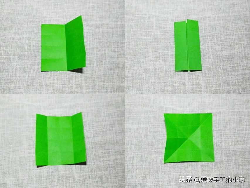 简单四叶草折纸，听说学会这个折纸的人都很幸运哦
