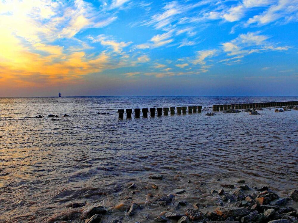 中国的四海：南海、东海、黄海、渤海！