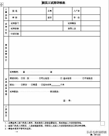 精典的人事管理制度+流程+表单