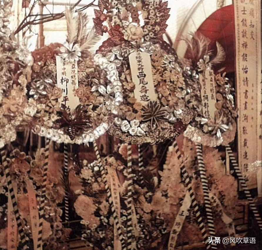 老照片：1940年1月，吴佩孚移灵北京大石桥胡同拈花寺