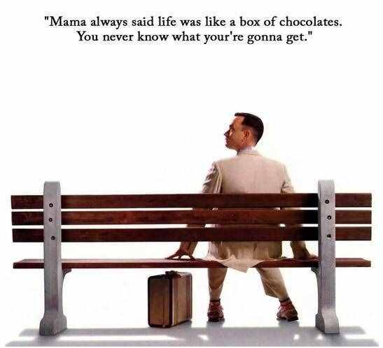 生活就像一盒巧克力