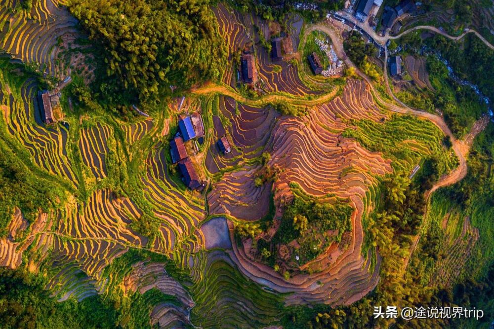 中国10大最美的梯田景观，千年雕塑出来的仙境，如诗如画美不胜收