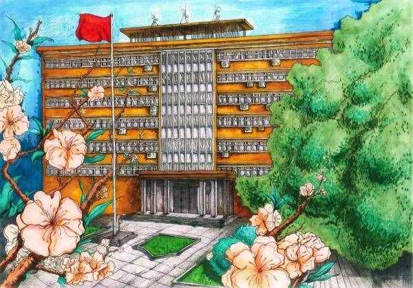 颜值爆表！武汉理工学子手绘校园 献礼学校合并组建二十周年