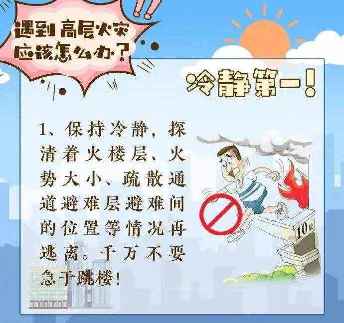 @所有人 高层建筑发生火灾如何逃生？