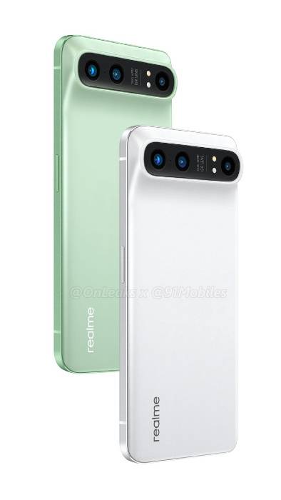 摄像头排布抢眼，realme GT2 Pro曝光，跑分突破100万