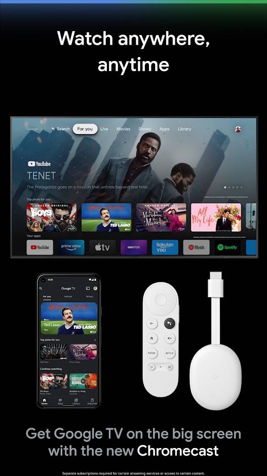 Google TV应用新增支持14个市场区域 内置手机遥控器功能