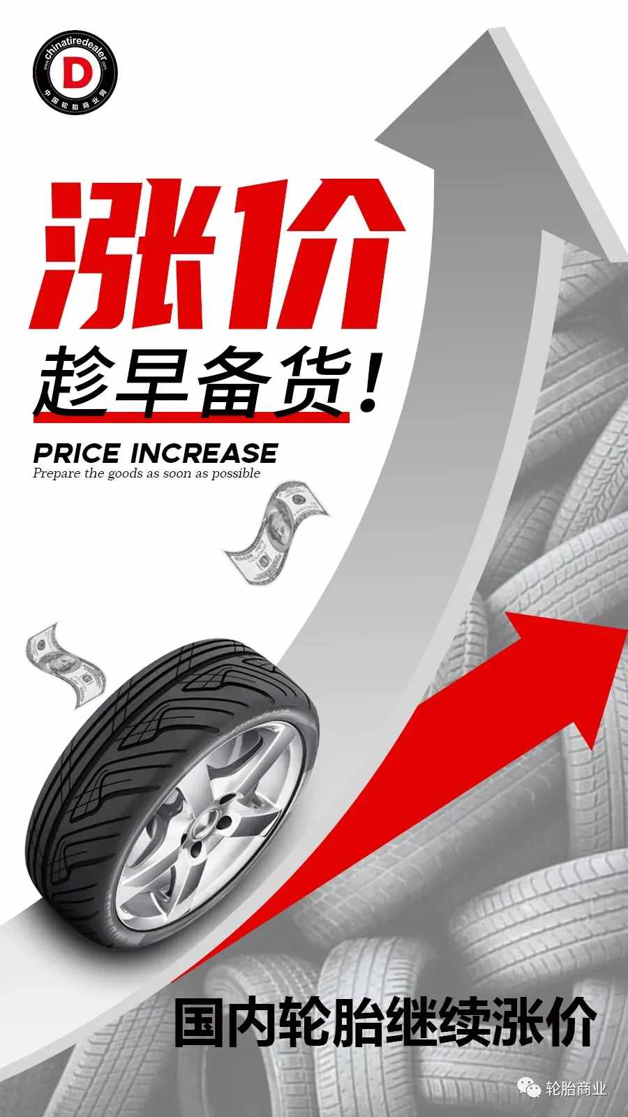 轮胎价格-全球！猛涨