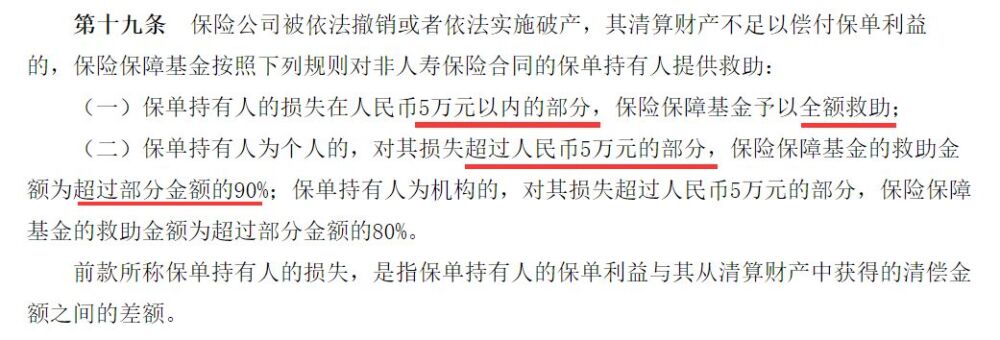 保险公司破产了，我的保单怎么办？