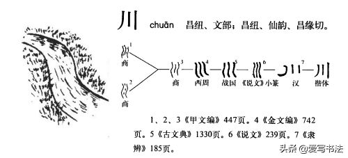 爱写一字丨“川”字的讲解