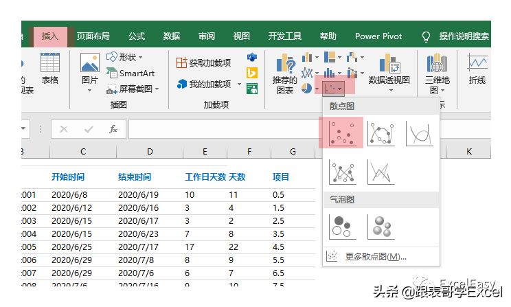 「甘特图」Excel中最简单的甘特图制作方法