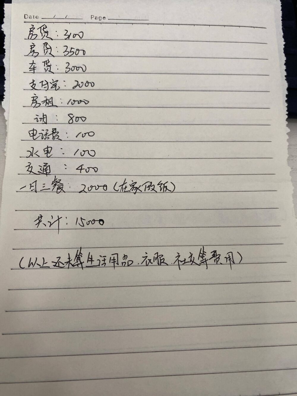 在长春普通小两口一个月大概得花多少钱？