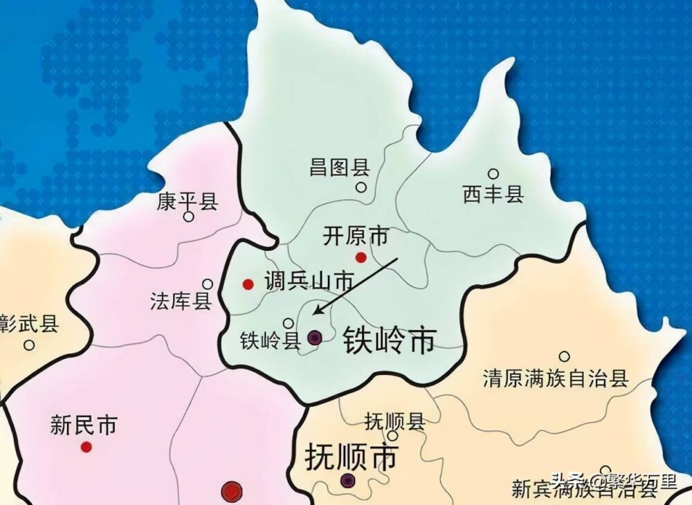 辽宁省的14个市之一，铁岭市200多万人，为何有7个区县？