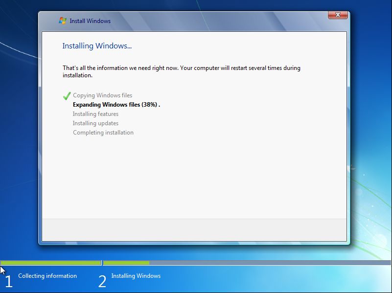 微软官方精简Win7系统-WinThin PC的安装过程