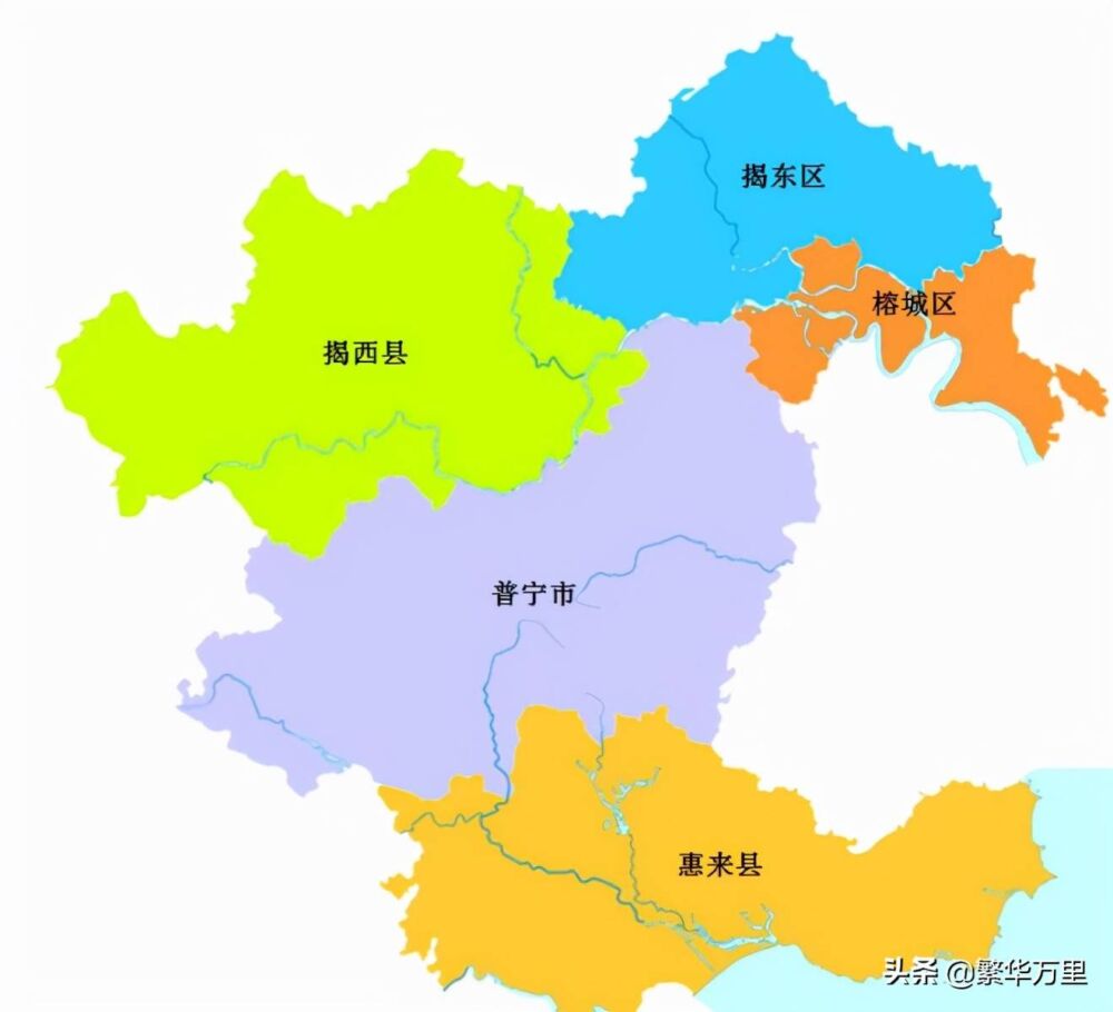 广东省的区划调整，21个地级市之一，为何揭阳市有5个区县？