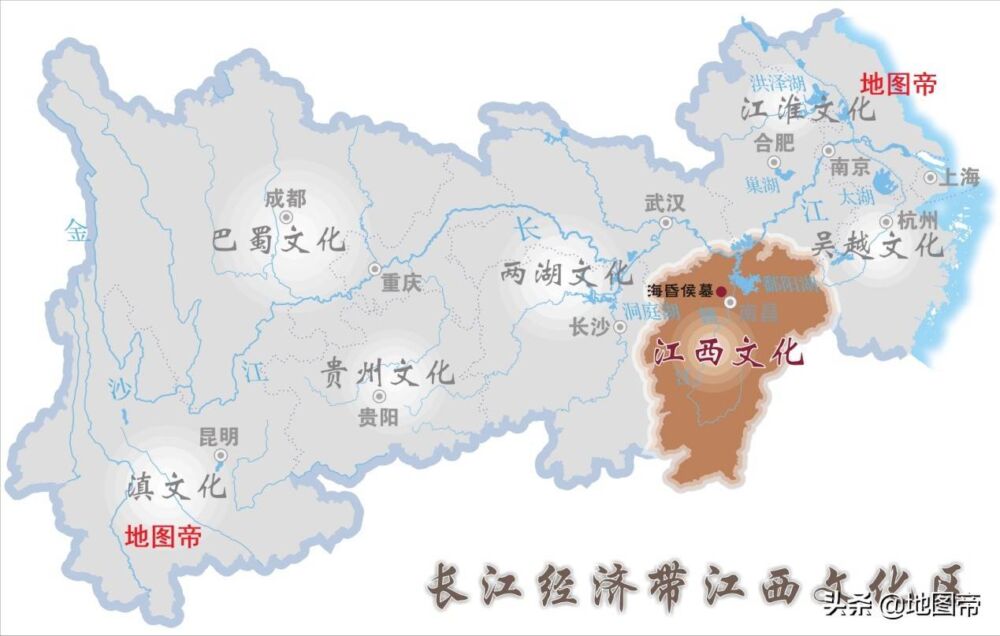 明明位于长江之南，为何叫江西省？