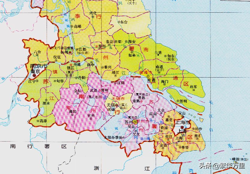 江苏省的区划调整，13个地级市之一，南通市如何有7个区县？