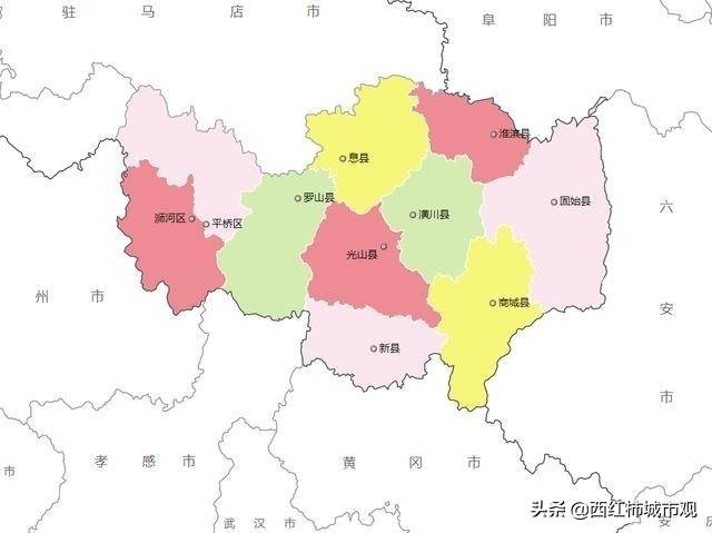 信阳各区县人口：固始人口净流出75万，罗山28万，新县人口规模小