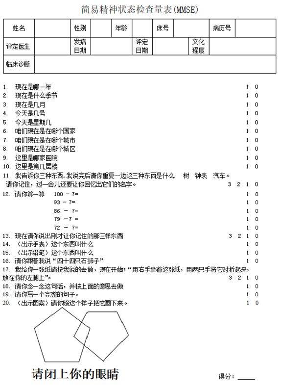 从基础到临床——MMSE、MoCA量表的使用，知多少？