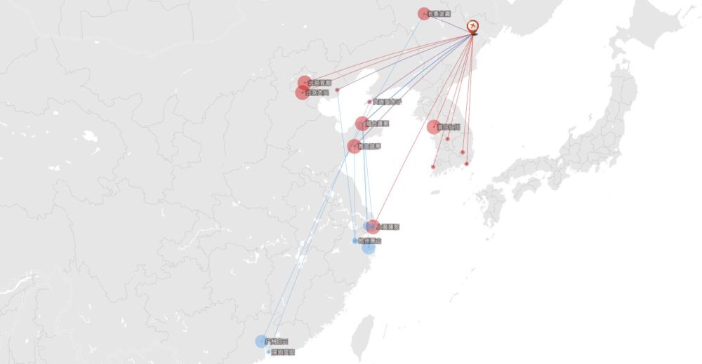 吉林省民航机场发展报告，中国东北地区民航低洼区