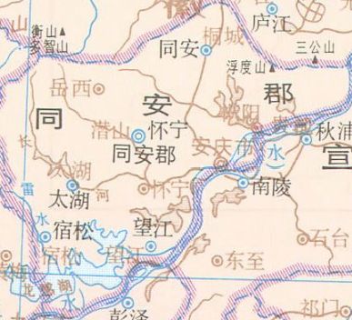 以“太湖”而得名的太湖县，为何却在距太湖近400公里的安徽省内