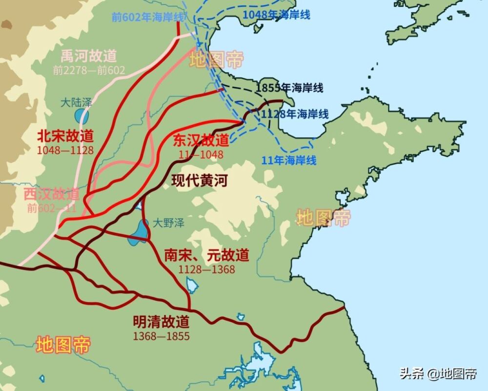 清朝咸丰年间黄河改道山东入海，以后还会改道江苏吗？