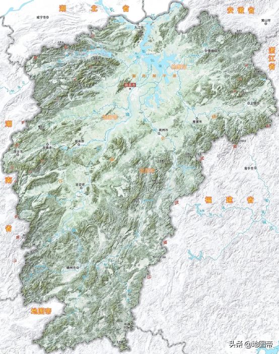 江西省11个地级市，名字都有什么来历？