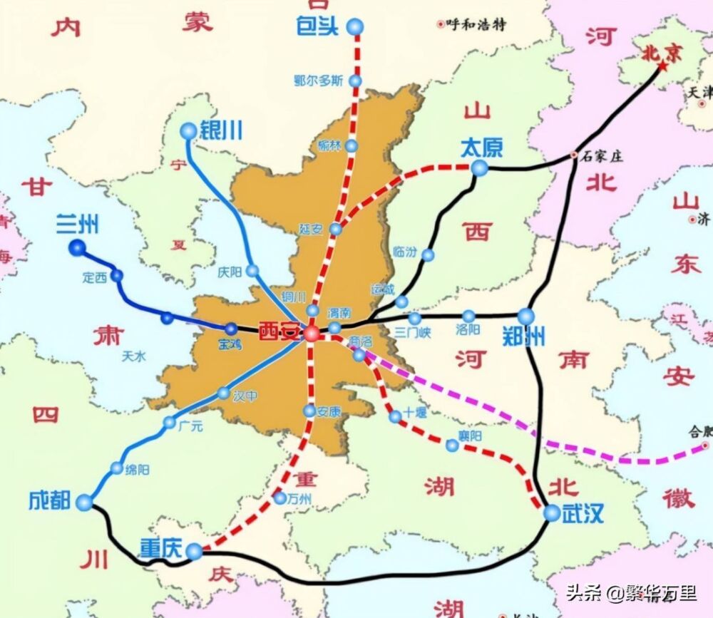解放军5大战区之一，西北的陕西省，为何划入了中部战区？