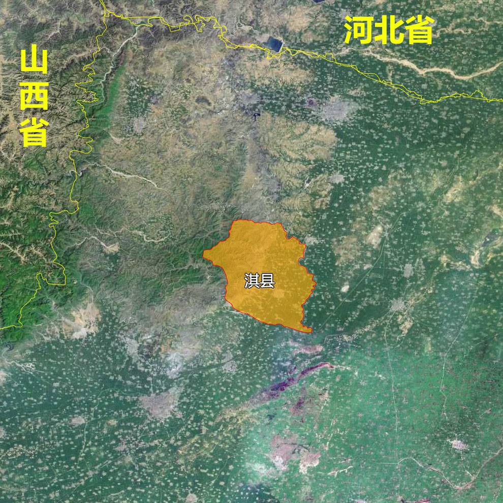 7张地形图，快速了解河南省鹤壁各市辖区县