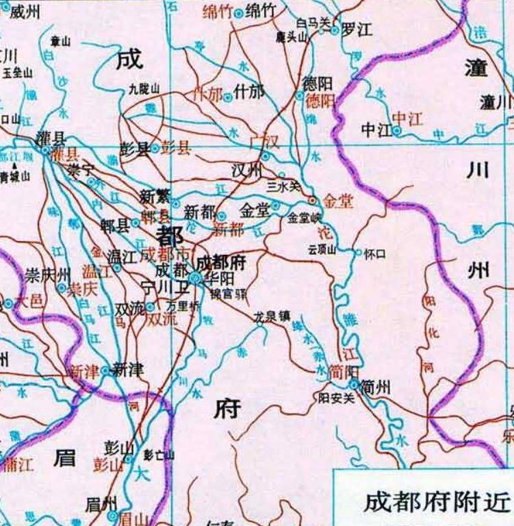 明朝时期川渝地区的行政区划，看看你的家乡属于哪个地区