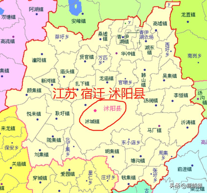 江苏宿迁沭阳县33镇的变迁：人口、土地、工业…基本统计