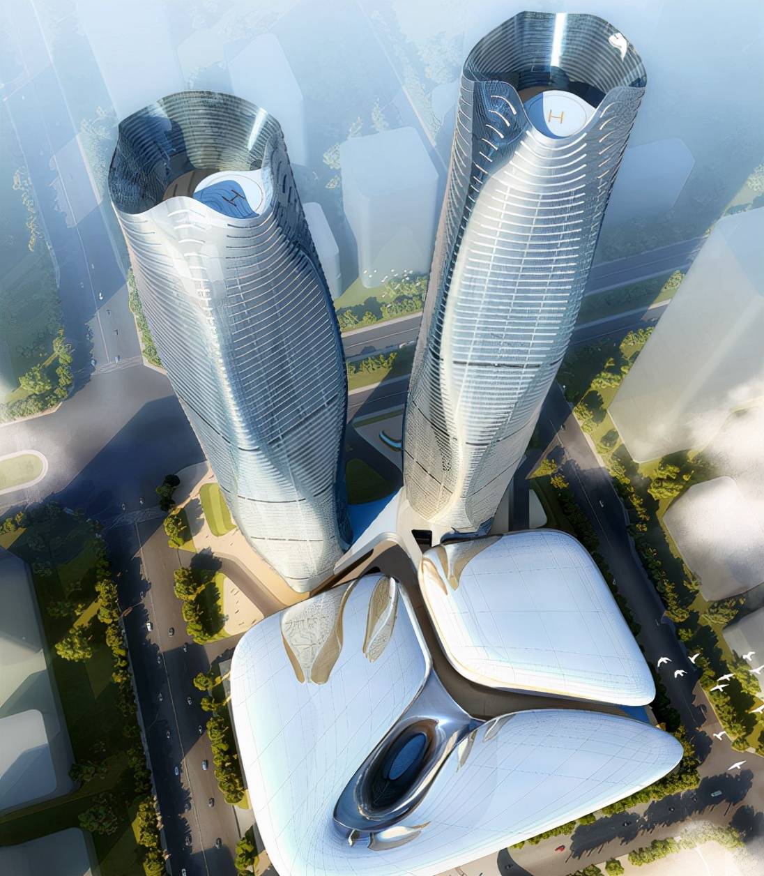 未来全球超级摩天双子塔——KL引领，深邕渝筑沪昆洪杭厦银入围