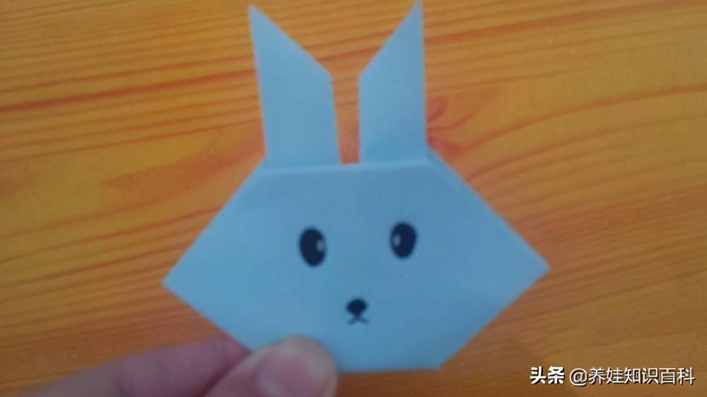 兔子的折法教给各位小朋友，折法很简单，可以作为孩子的小玩具哦