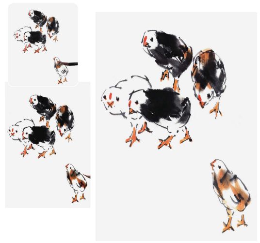 20步教你画出一群活泼可爱的小雏鸡